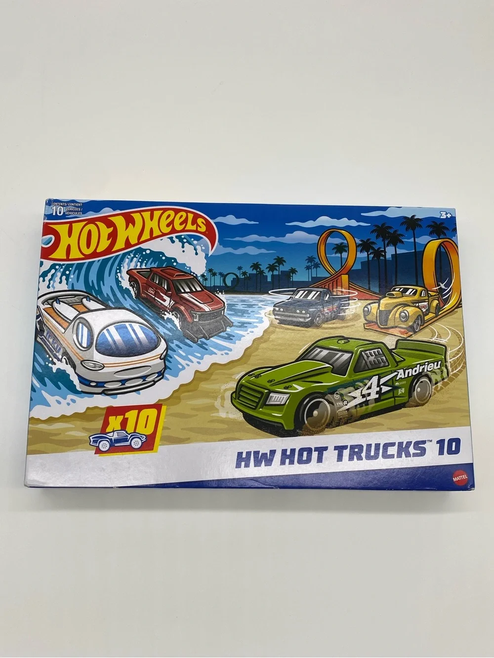 Hot Wheels HW Hot Trucks 10 Pack Diecast Cars Set New Factory Sealed Mattel